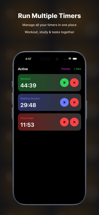 MultiTimer: Timer & Stopwatch Screenshot 2 of 5