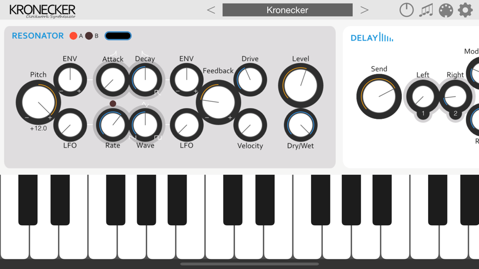 #5. Kronecker - AUv3 Plug-in Synth (iOS) 由: iceWorks, Inc.