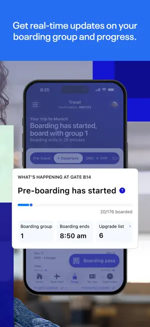 United Airlines iPhone screenshot 2