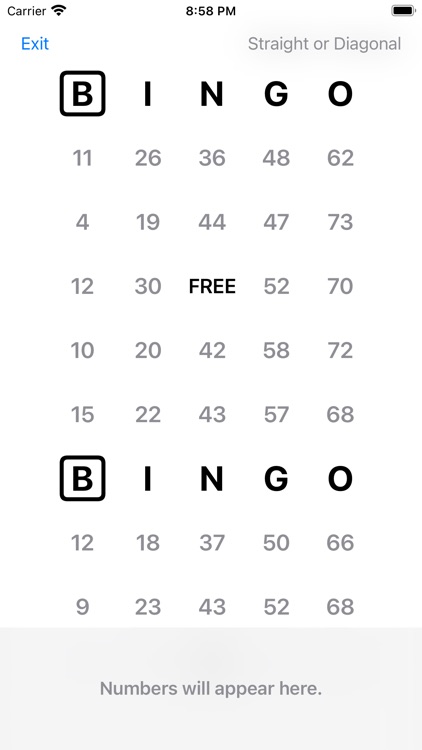 Tap Bingo