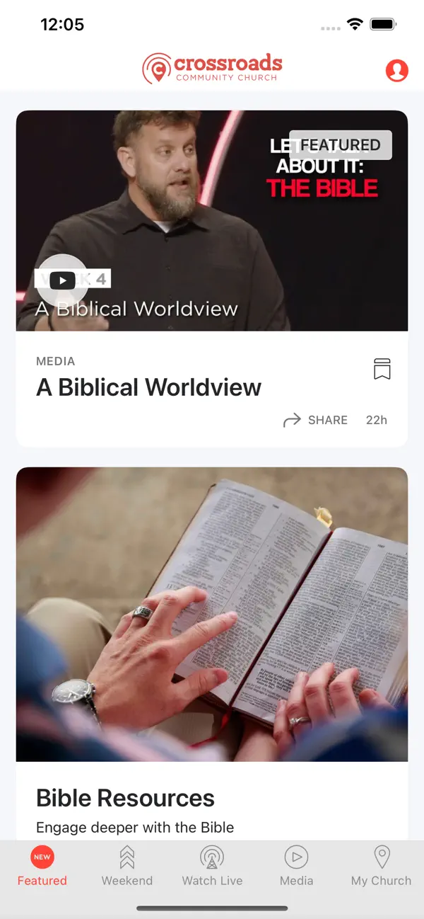 Screenshot #1 pour My Crossroads Church - Kokomo