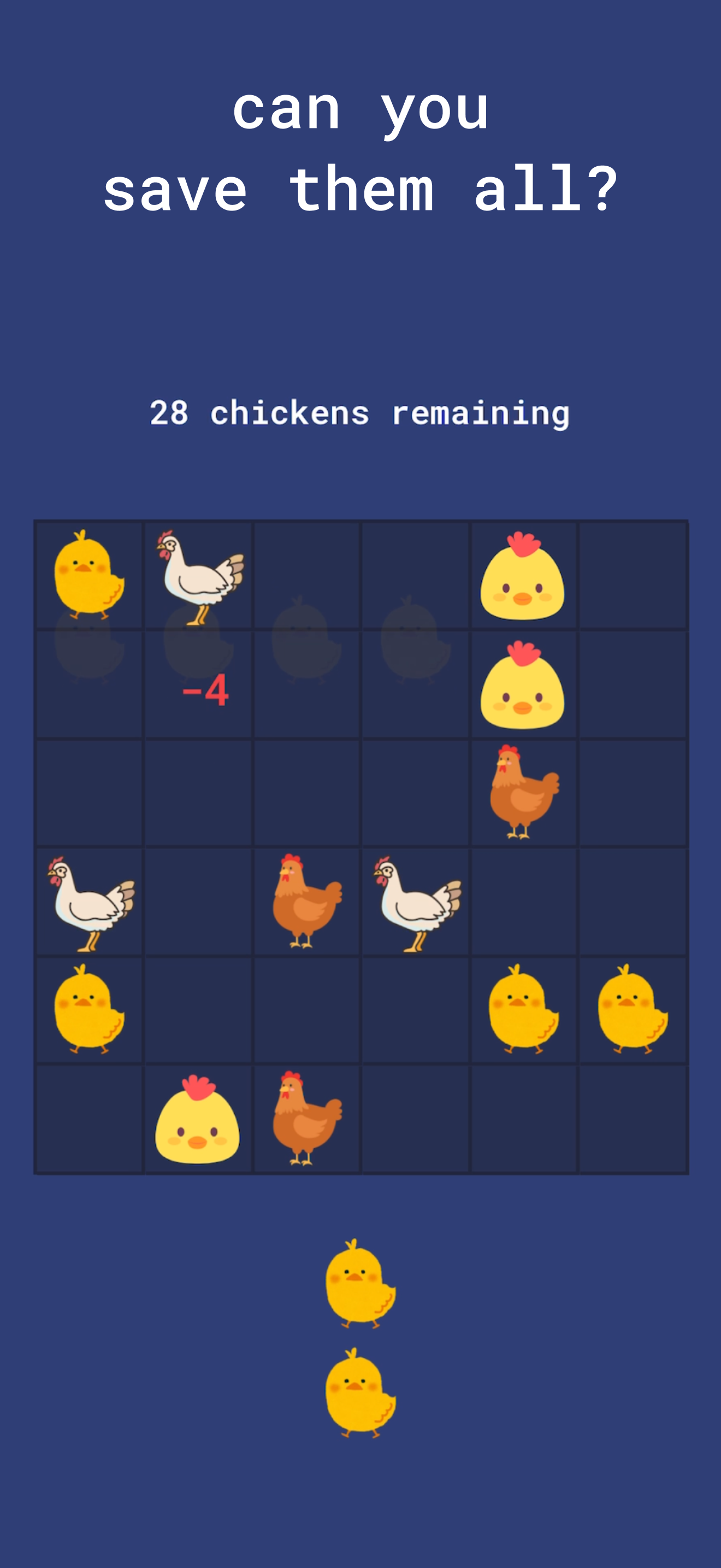 368 chickens