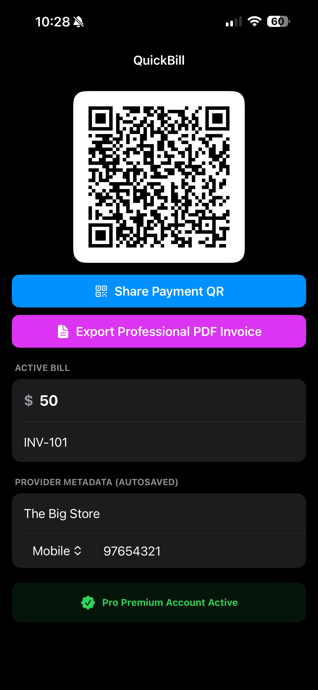 QuickBill SG: PayNow QR Maker screenshot 2