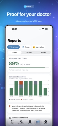 Dosebly: Medication Reminder Screenshot 3 of 8