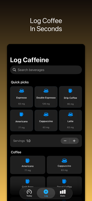 BrewMeter - Caffeine Tracker Screenshot 6 of 8