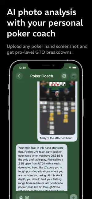 PushFold: Poker GTO & AI Coach 截图