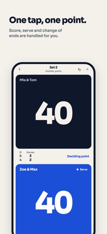 Punto Padel: Score Keeper screenshot 1