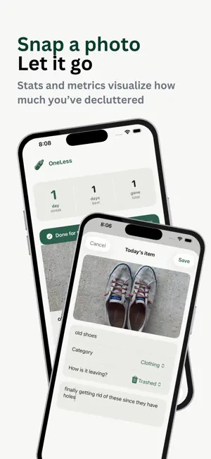 OneLess: Decluttering Tool screenshot 3