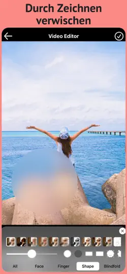Screenshot von Video Verpixeln: Mosaik Blur auf dem iPhone 2