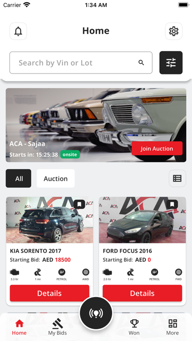 Al Qaryah Auction Screenshot
