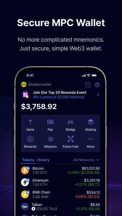 Screenshot #1 pour Talken Wallet