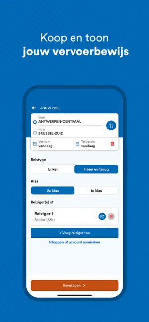 NMBS : Trein info & tickets iPhone screenshot 4