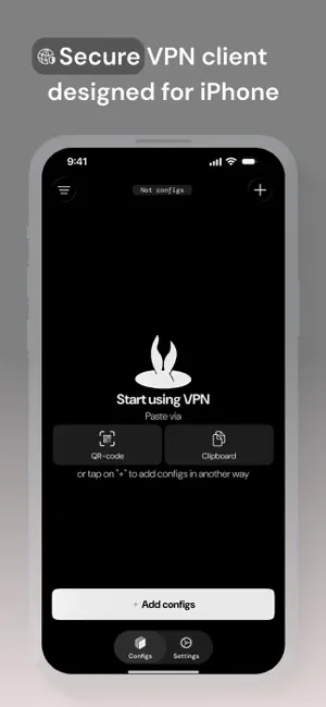 RabbitHole – VPN client screenshot 1