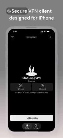 RabbitHole – VPN client iPhone screenshot 1