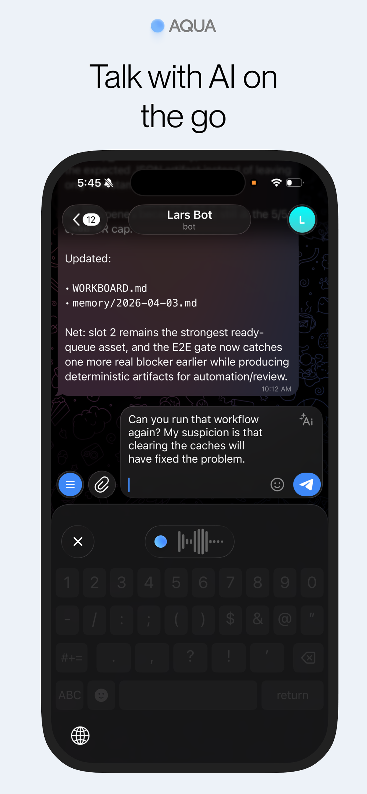 Aqua Voice: AI Voice Keyboard