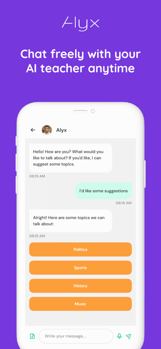 Alyx Ai Screenshot 1 of 5