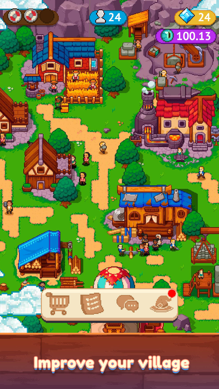 Idle Town Master - Pixel Game
