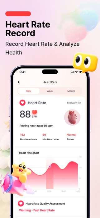 Smart Heart Rate Tracker Screenshot 3 of 4