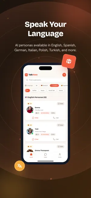 TalkMate: AI Chat & Voice Call screenshot 3