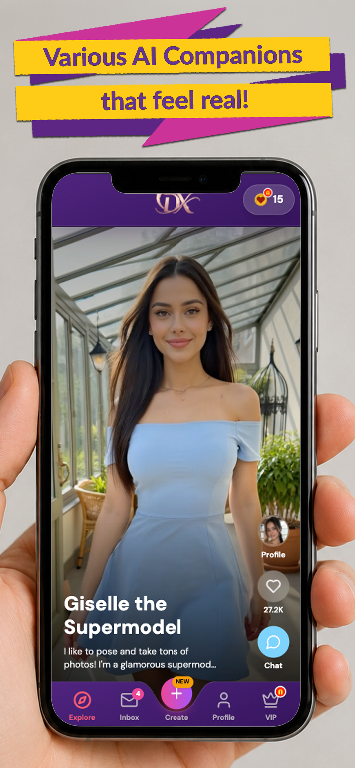 DesireX: AI Girlfriend Chat screenshot 2