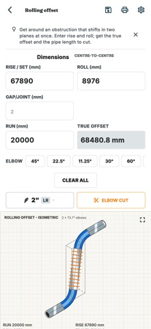 Pipefitter's Mate: Pipe Offset Screenshot 5 of 7