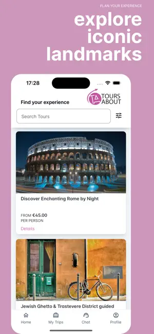 Tours About screenshot 2