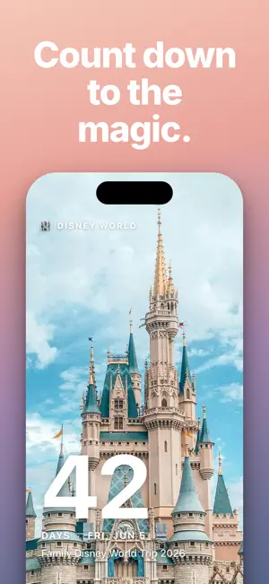 Countdown to Walt Disney World screenshot 1