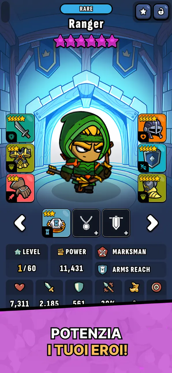 Heroes & Dragons: Tactical RPG Hack screenshot 3 - iOS game interface