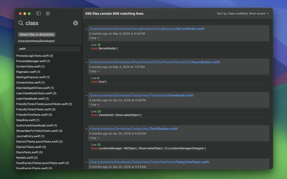 #3. TextSearch (macOS) 게시자: Andrew Olechtchouk