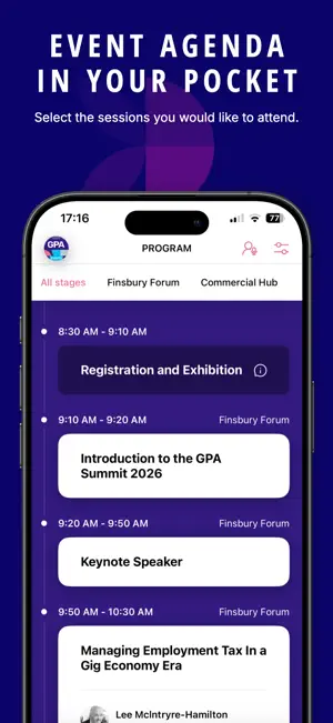 GPA Events screenshot 1