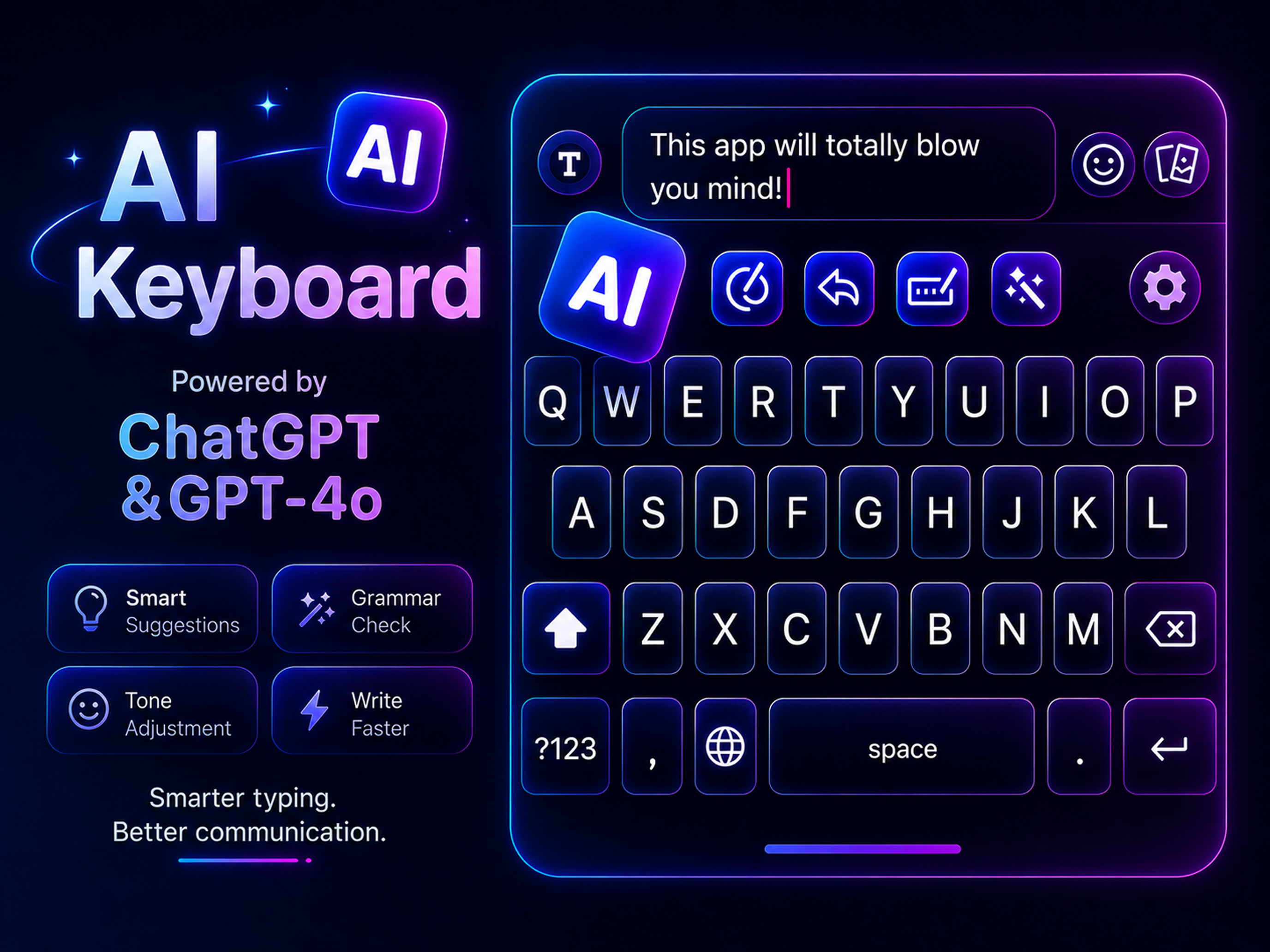 AI Keyboard - Type & Writer AI screenshot 4