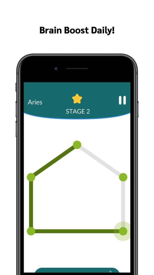 #4. One Line Draw Game (iOS) 来自: Jin Hua
