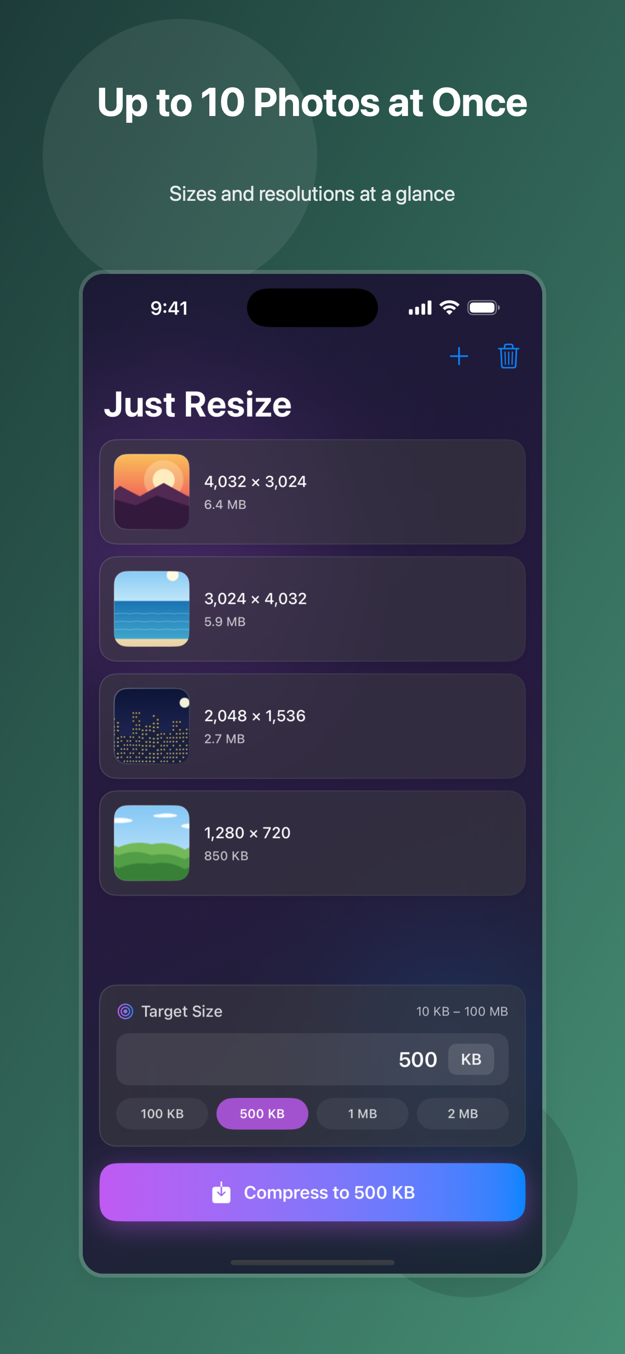 Just Resize: Photo Compressor screenshot 3