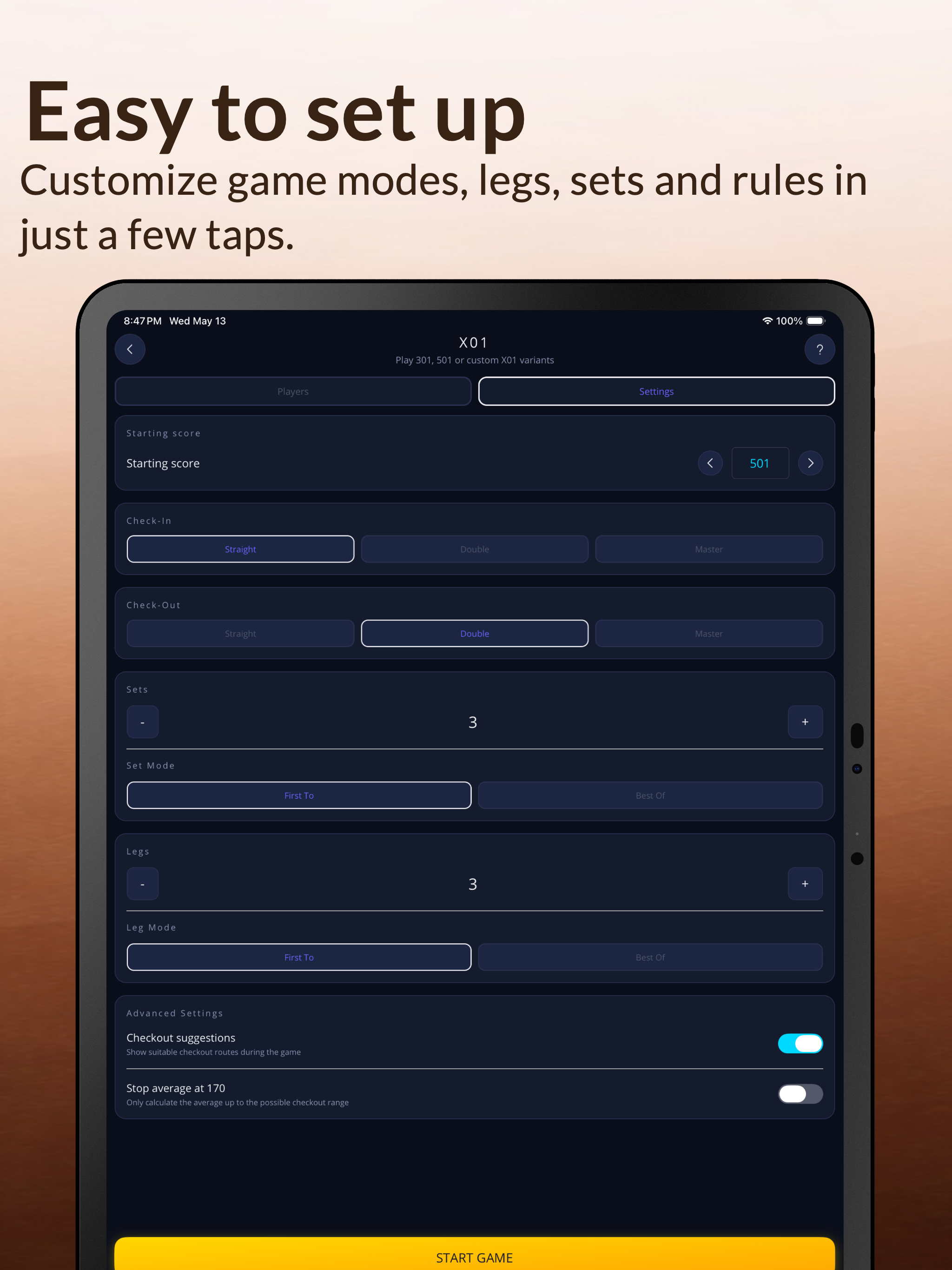 Dart Scorer - Your Scoreboard