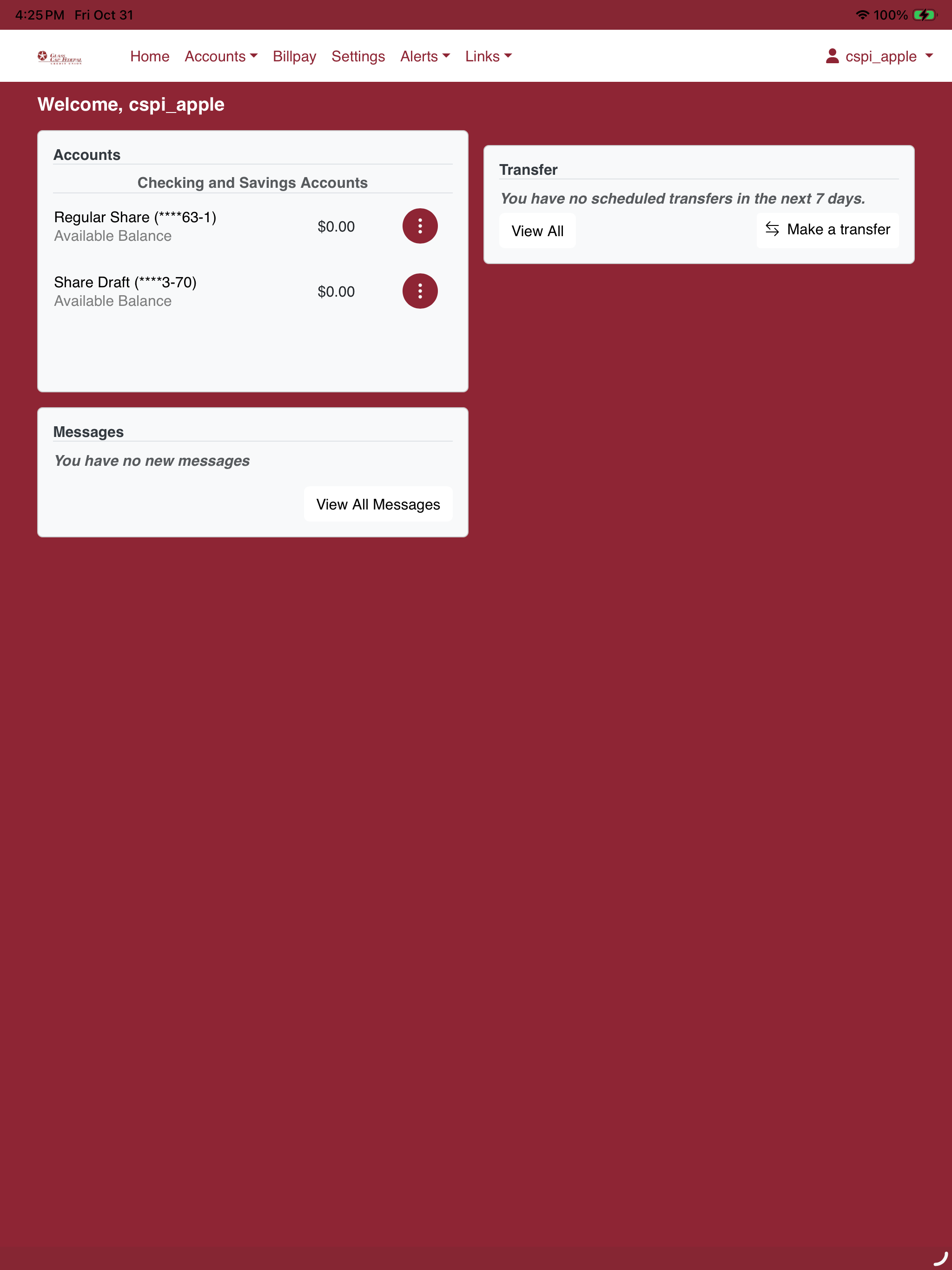 Glass Cap FCU Mobile