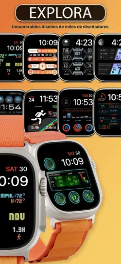 Captura de pantalla de Clockology Esferas en iPhone 2