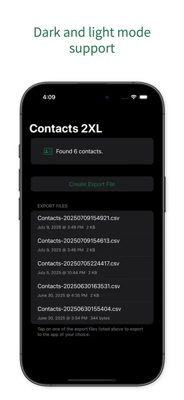 Contacts2XL screenshot 3 of 4