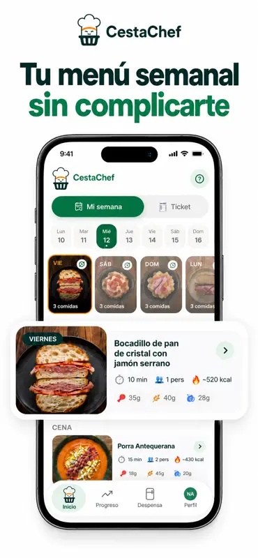CestaChef - Menu Semanal screenshot 3 of 6