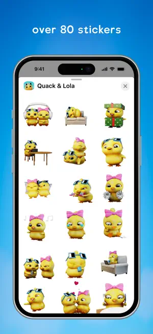 QUACK AND LOLA ™ Stickers screenshot 3