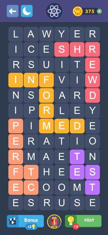 Fillwords: Word Search Puzzle screenshot 3