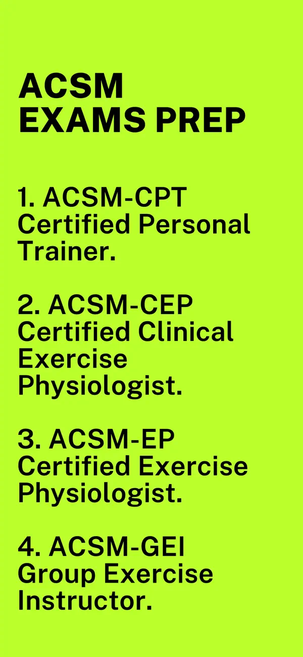 Screenshot #1 pour ACSM Fitness Prep