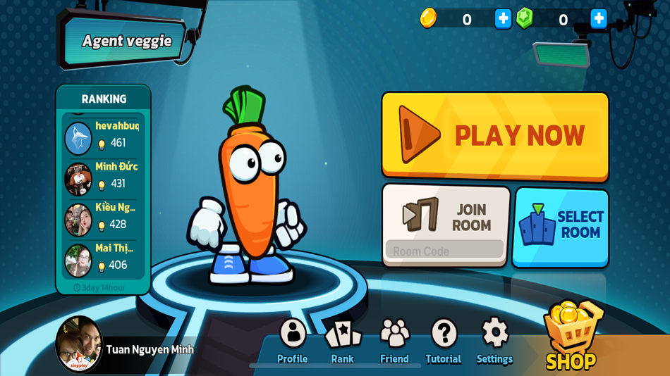 #1. Agent Veggie (iOS) 由: ZINGPLAY INTERNATIONAL PTE. LTD