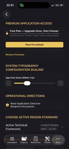 ElectricianPro Toolkit screenshot