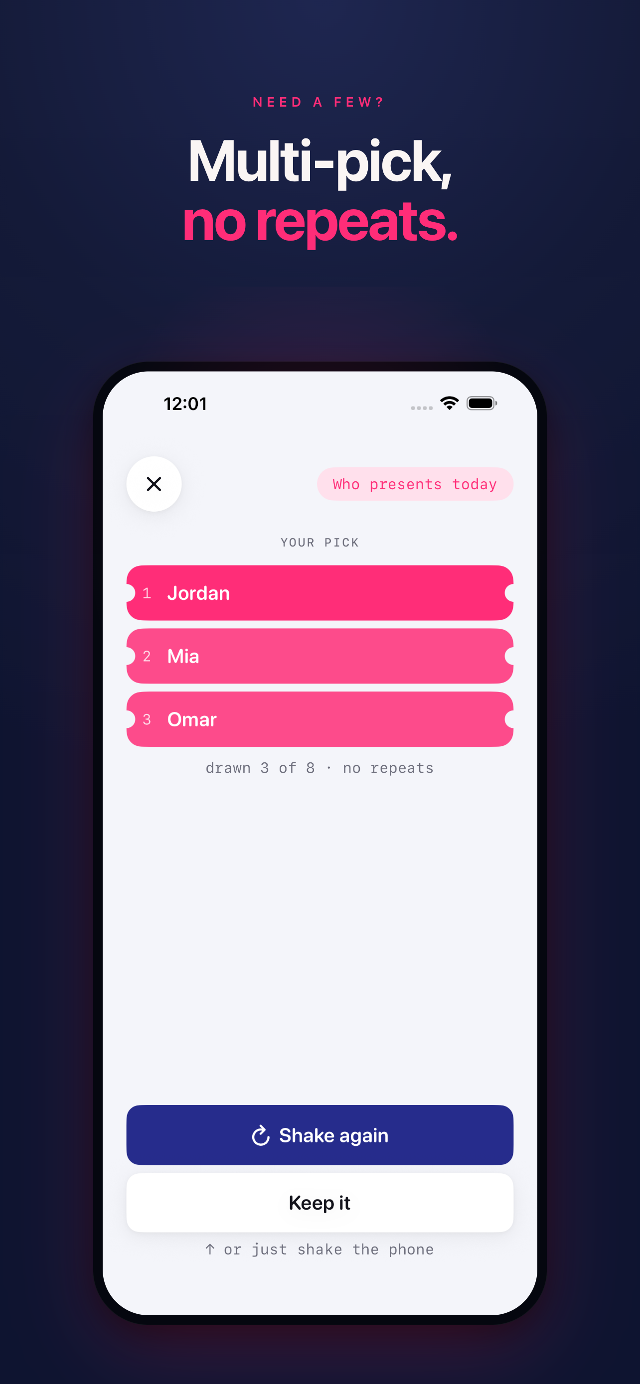 dunno. random decision picker screenshot 3