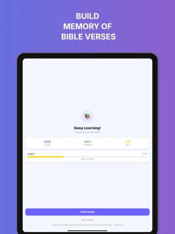 Bible Spin iPad screenshot