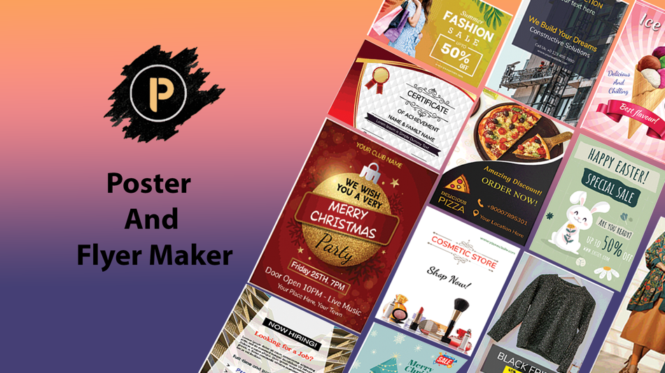 #1. Poster Maker & Logo Maker (iOS) 由: Ashraf Masood