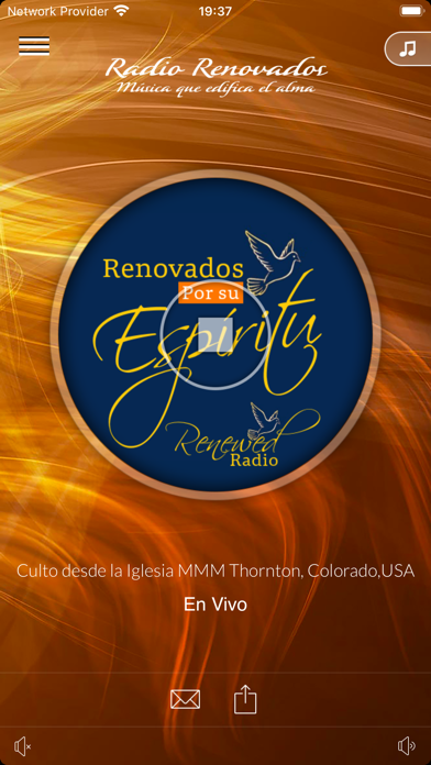 Radio Renovados iPhone screenshot 2 - Music app