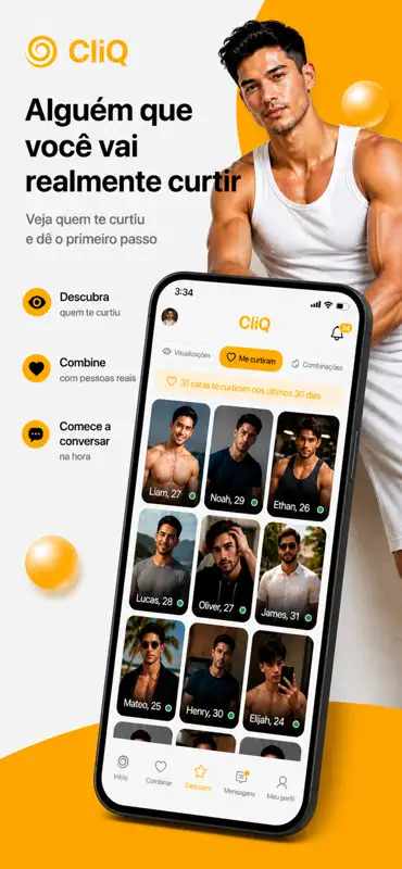 CliQ – Chat e Encontros Gay screenshot 6 of 6