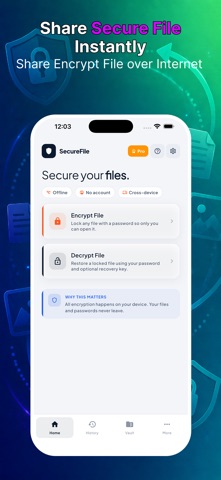 SecureFile – File Encryption Screenshot 1 of 7