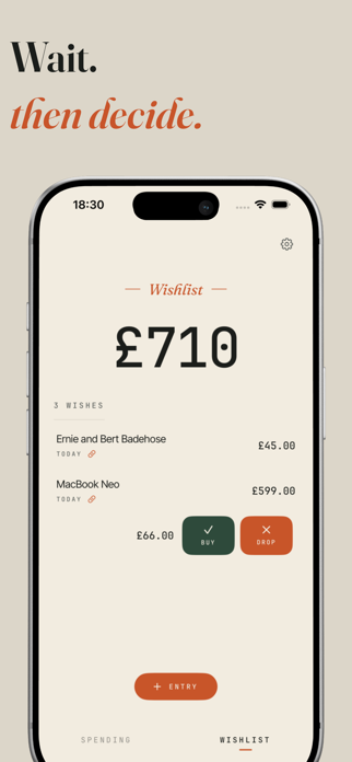 Mark · Spending Screenshot 3 of 4